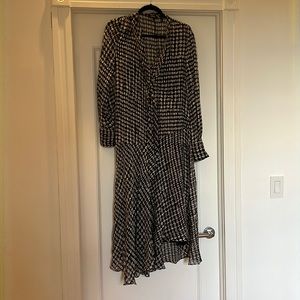 THEORY polka dot dress